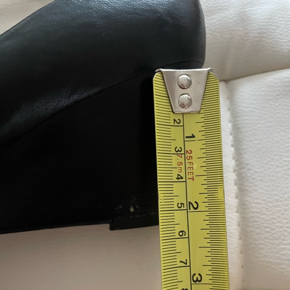 ALDO, Size 8.5/9, Black Peep Toe Wedge Heels - Picture 6 of 7
